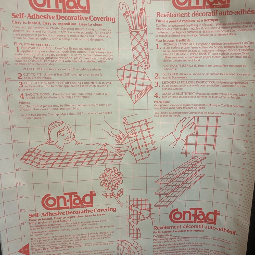 VINTAGE CONTACT PAPER - Picture 3 of 4